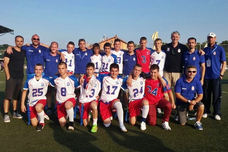 Fleg U15 reprezentacija Srbije na EP u Beogradu