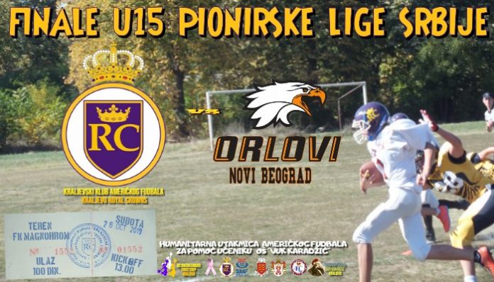 Kraljevo Royal Crowns vs Novi Beograd Orlovi Finale Pionirske U15 lige Srbije
