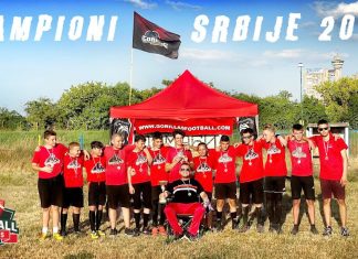 Gorillas Subotica šampioni Srbije 2021